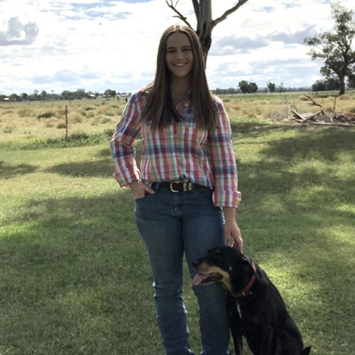 2020 AgriFutures Horizon Scholar, Samarah Thrift