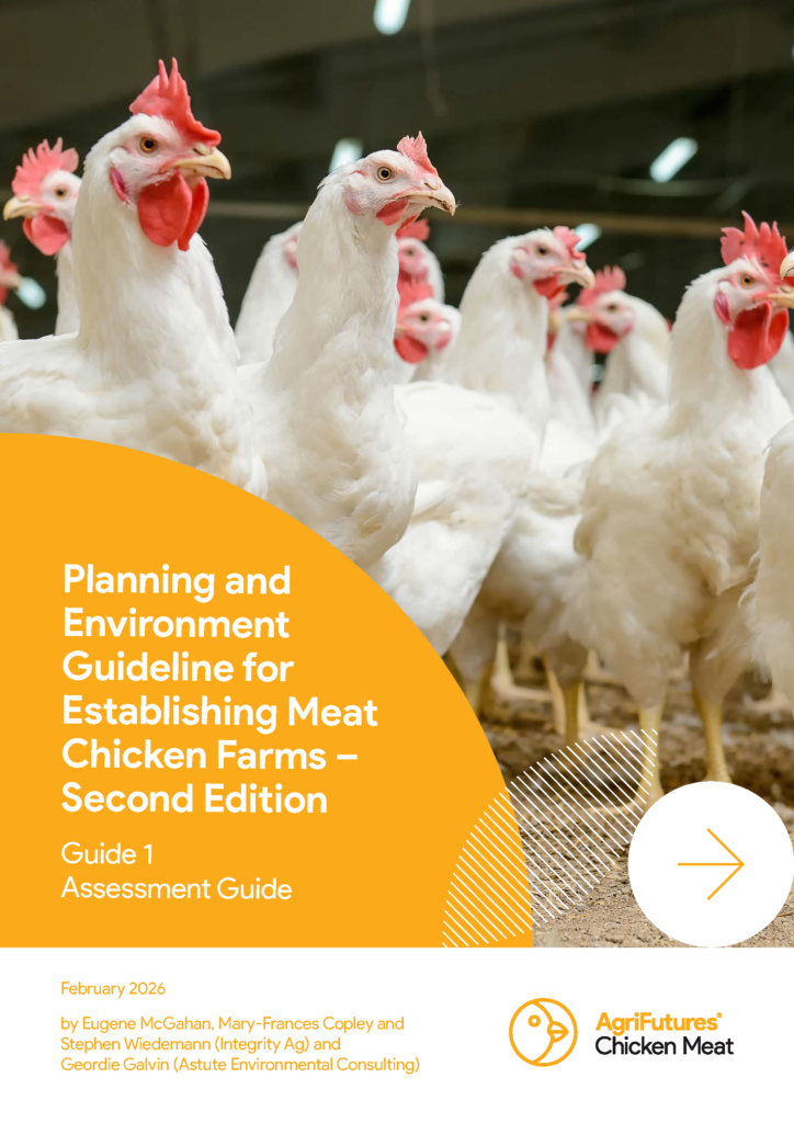 Cover of Planning and Environment Guideline for Establishing Meat Chicken Farms-Second Edition-Guide 1-Assessment Guide